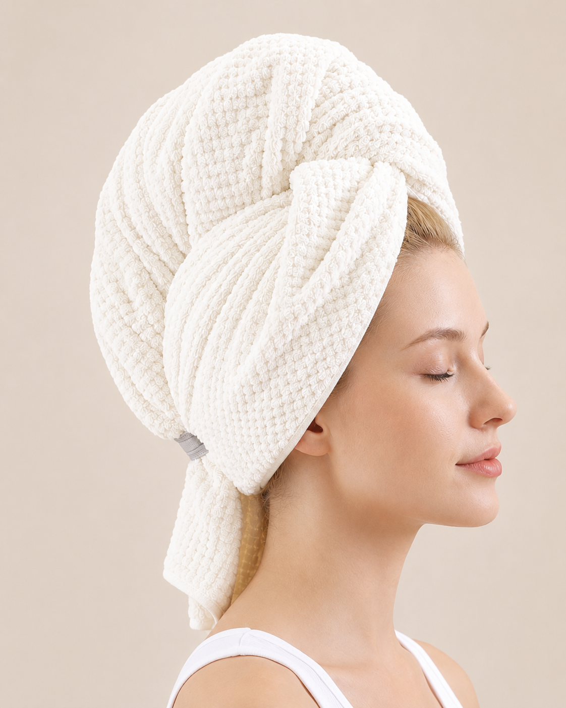 Serviette en microfibre pour cheveux - Personnalisable
