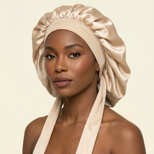 Bonnet en satin - Personnalisable